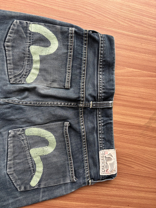 Evisu x Puma selvedge denim