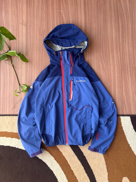 Vintage Montbell dual zipper shell