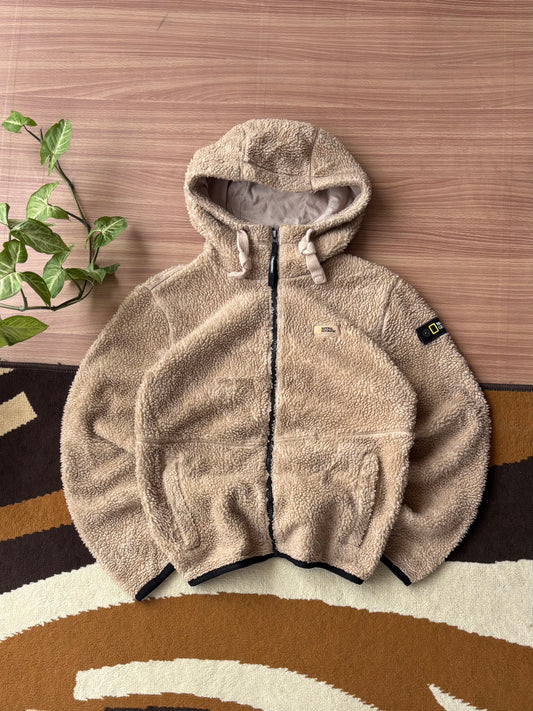 National Geographic Sherpa hooded fleece (S)