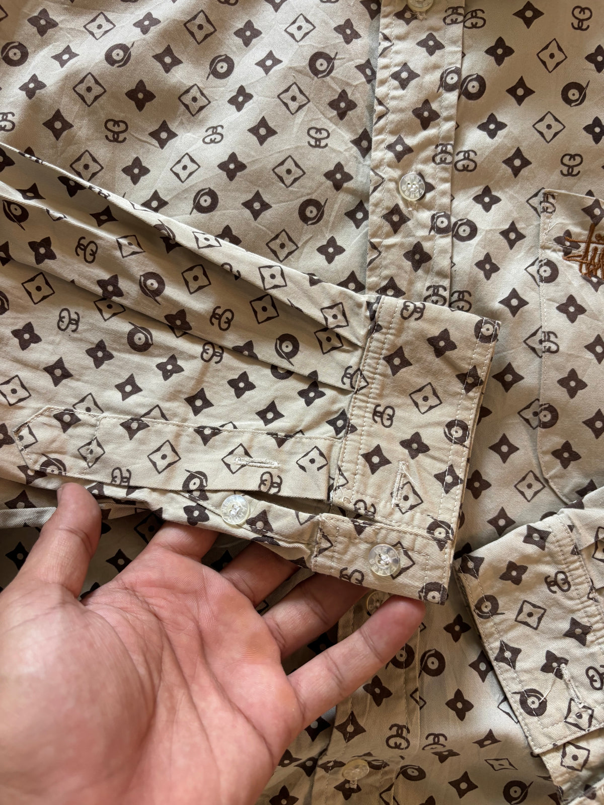 Stussy Graphic Print Shirt (L)