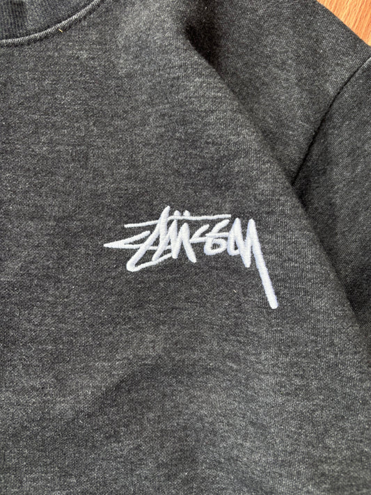 stussy embroidered logo sweatshirt (bootleg)