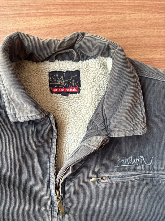 Quiksilver Vintage Corduroy fleece lined jacket (M)