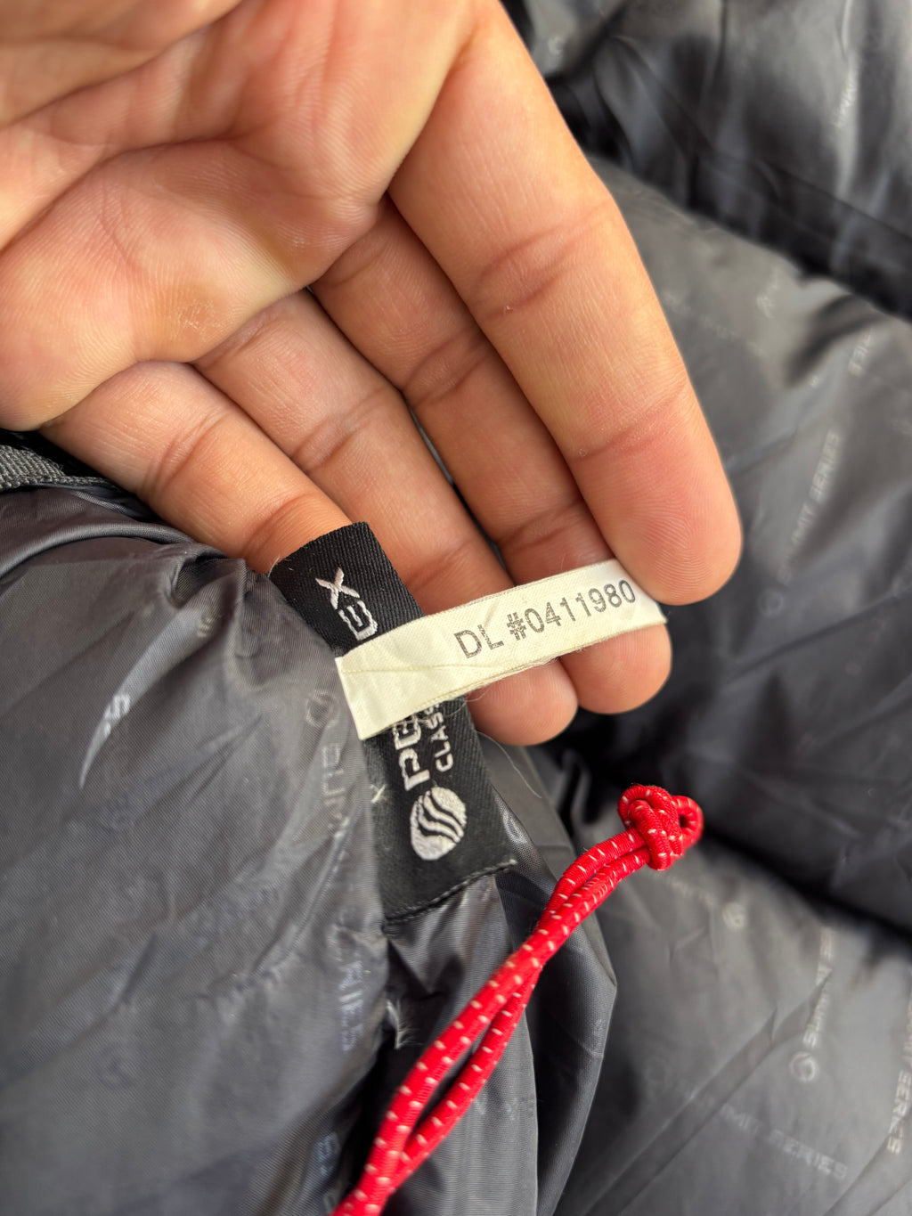 TNF 700 puffer Goose down windstopper