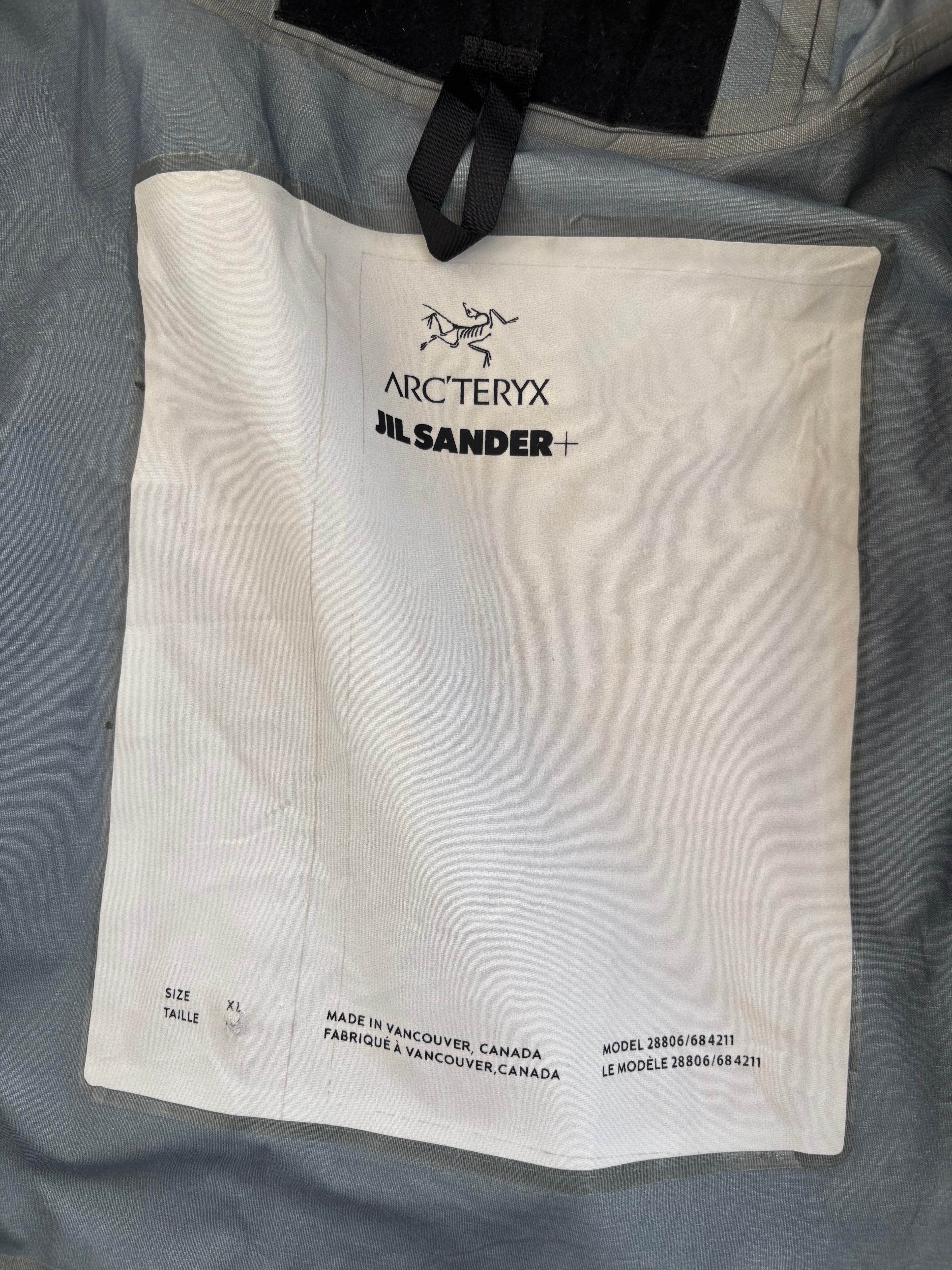 Arcteryx jil sander shell