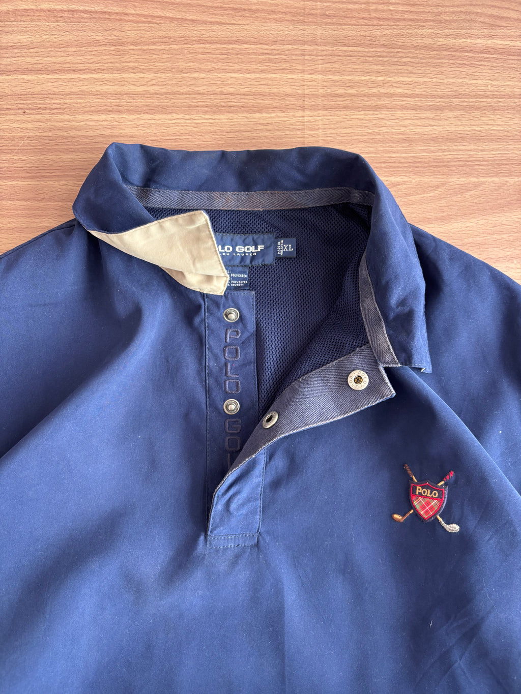 Polo Golf Snap Neck Windbreaker (L-XL)