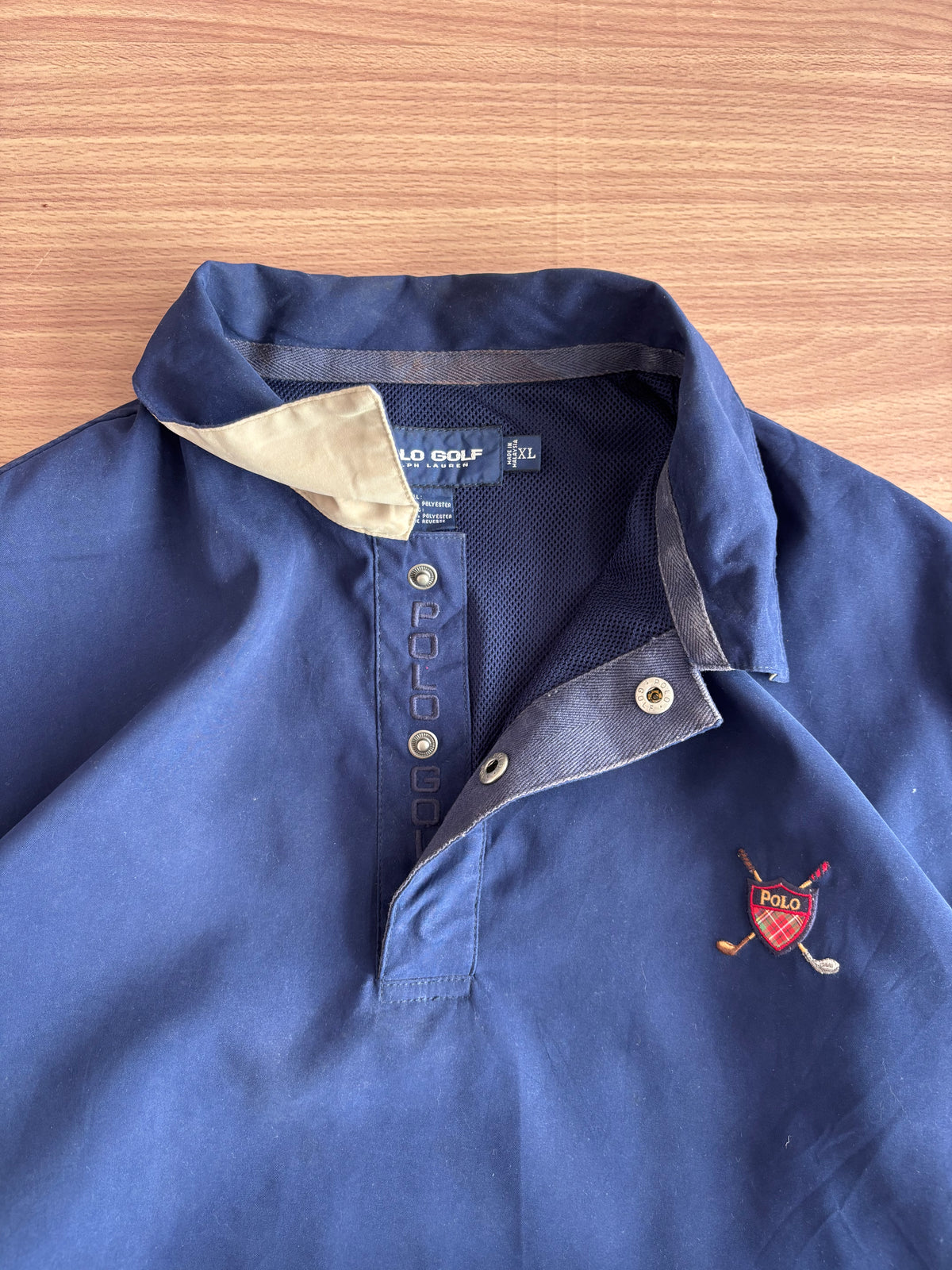 Polo Golf Snap Neck Windbreaker (L-XL)