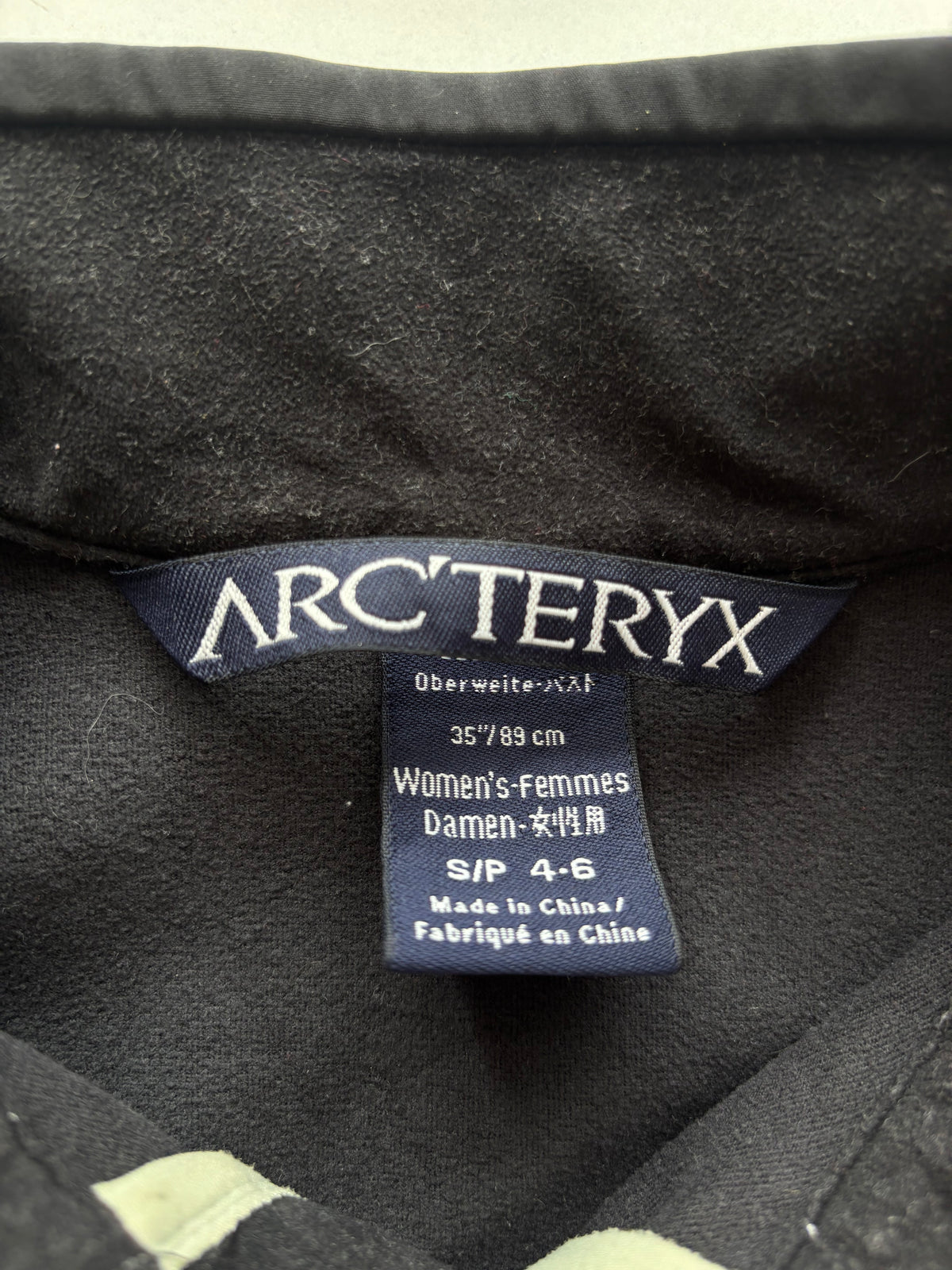 Arcteryx soft shell (W | S)