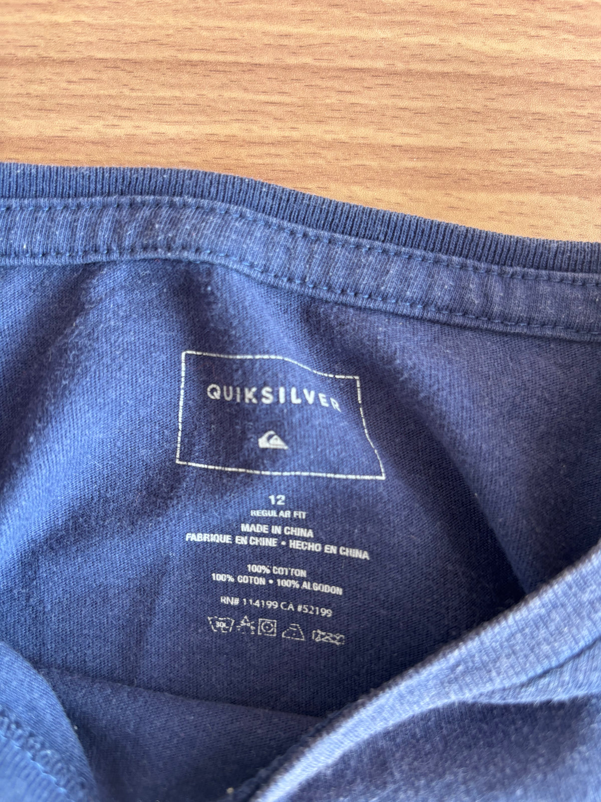 Quiksilver tee (S)