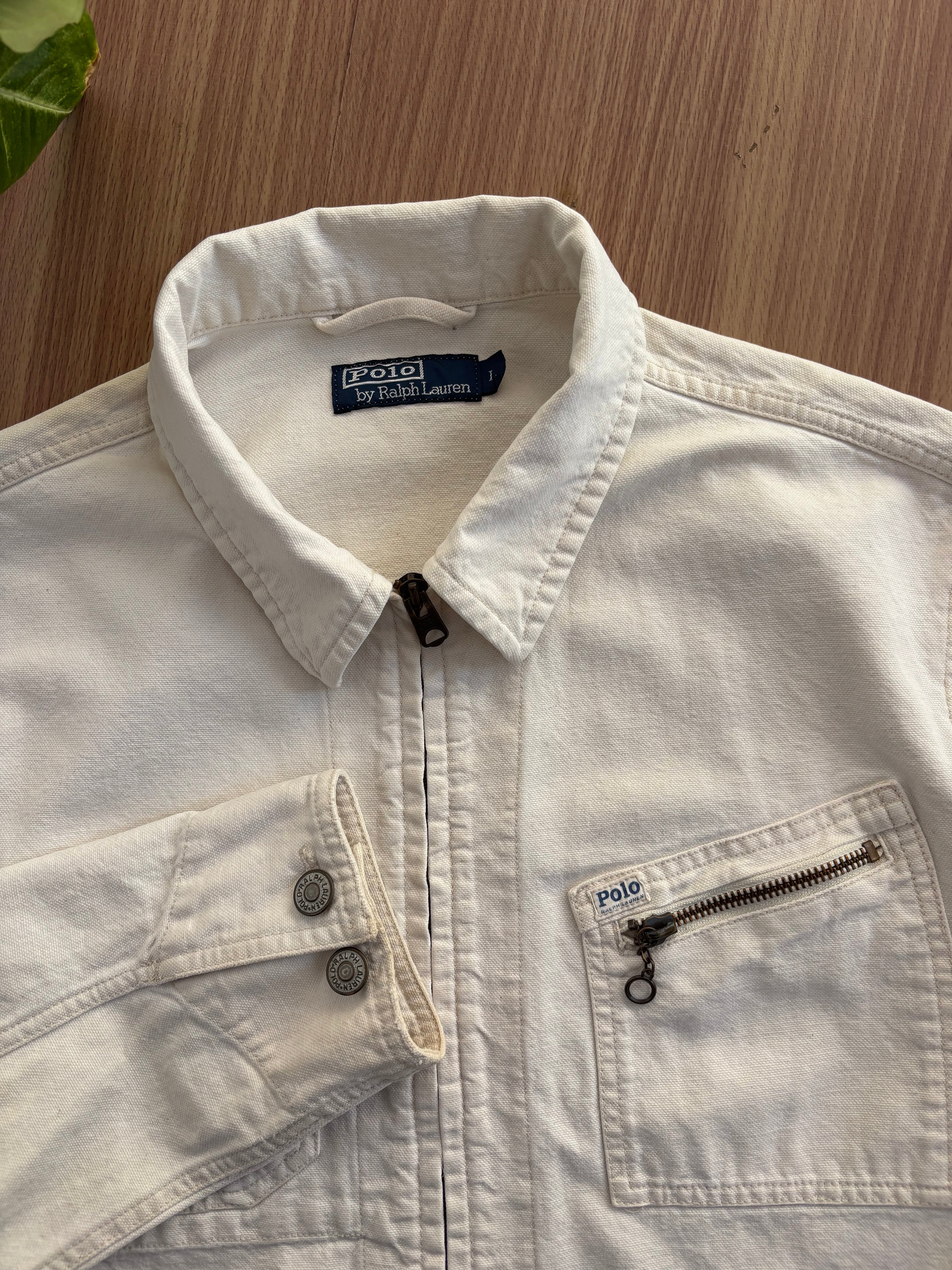 Vintage 90s Polo Ralph Lauren Canvas Utility Jacket