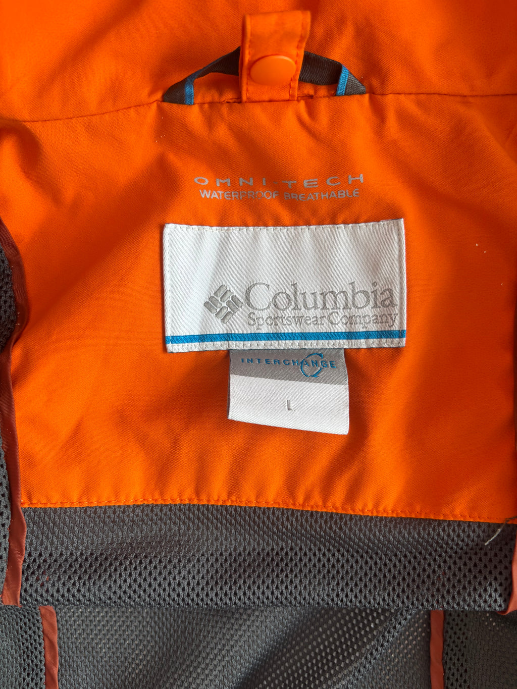 Columbia omnitech shell (M-L)