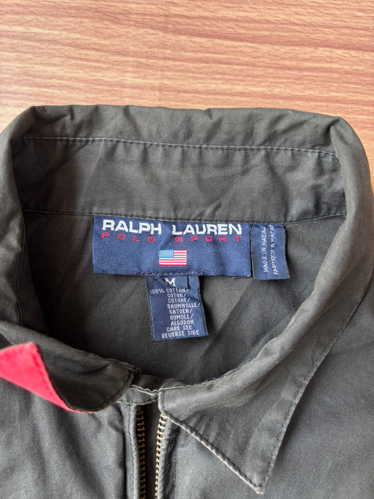 Polo Sport Cotton Harrington Jacket (Charcoal, M)