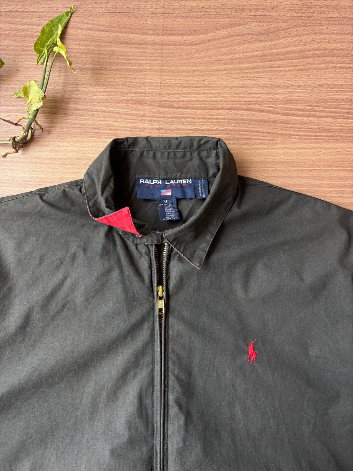 Polo Sport Cotton Harrington Jacket (Charcoal, M)