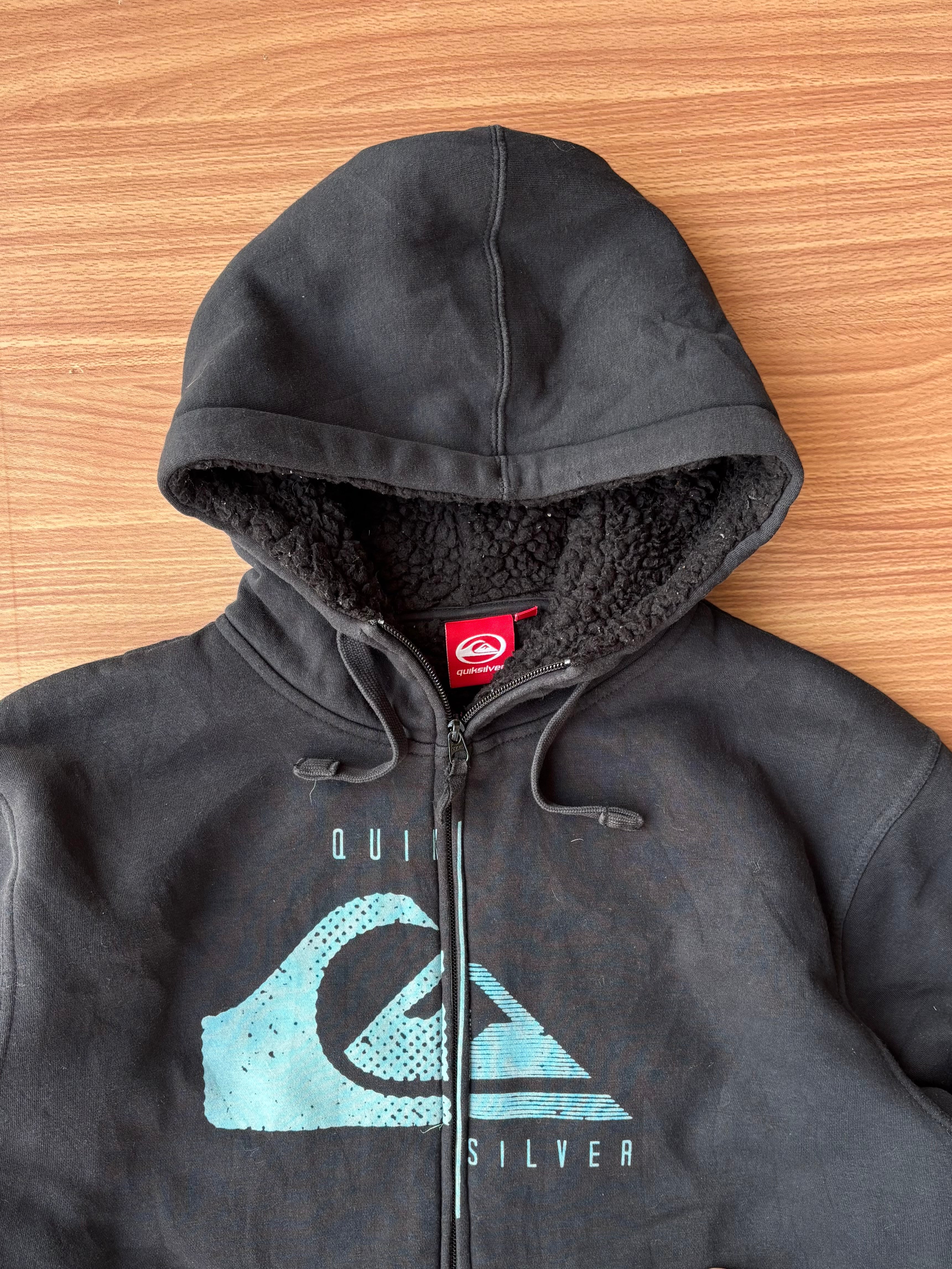 Quiksilver heavy fleece lined hood