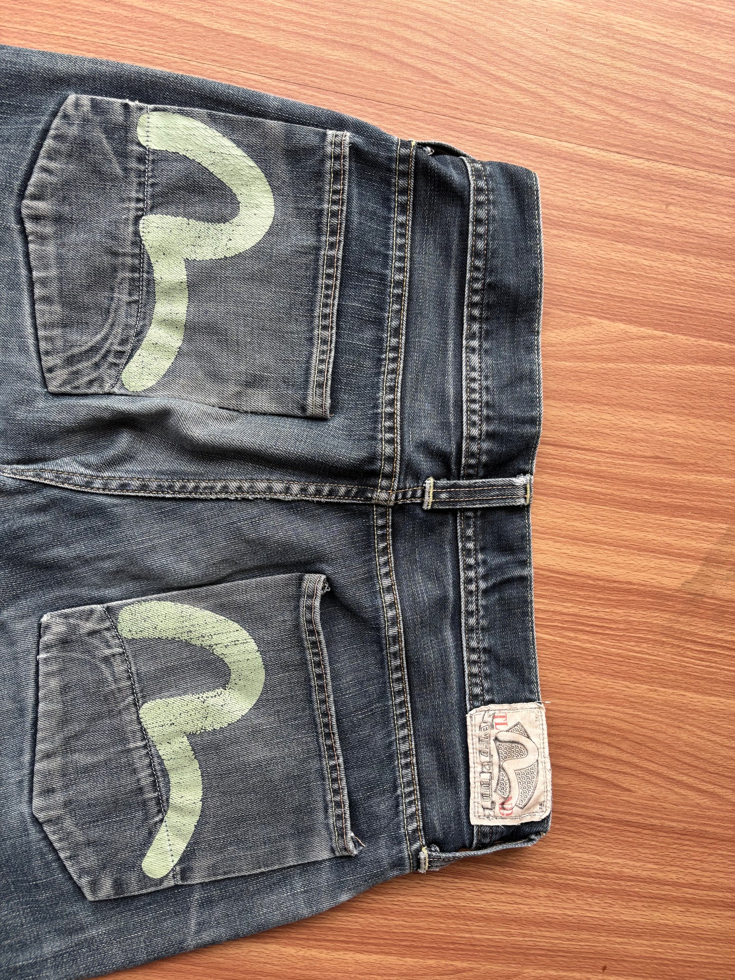 Evisu x Puma selvedge denim