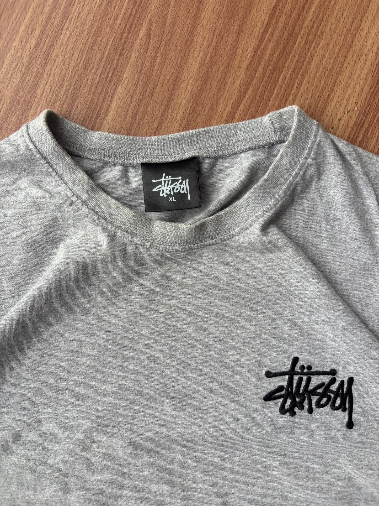 stussy embroidered logo tee (bootleg)