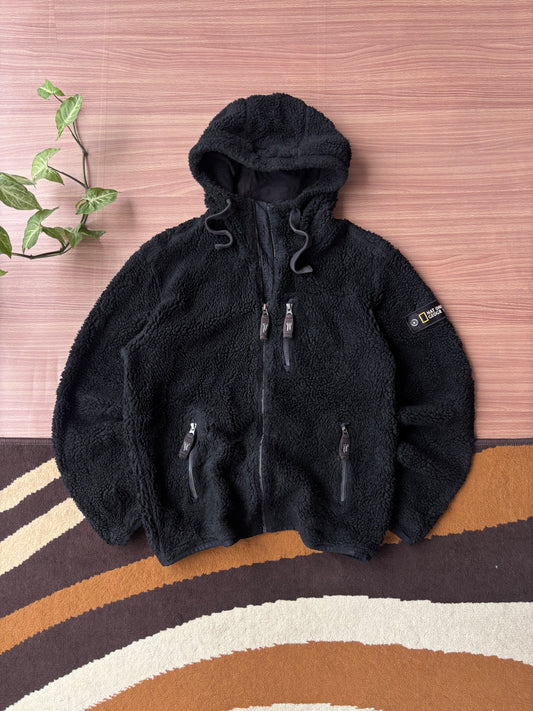 National Geographic heavy fleece hoodie (M)