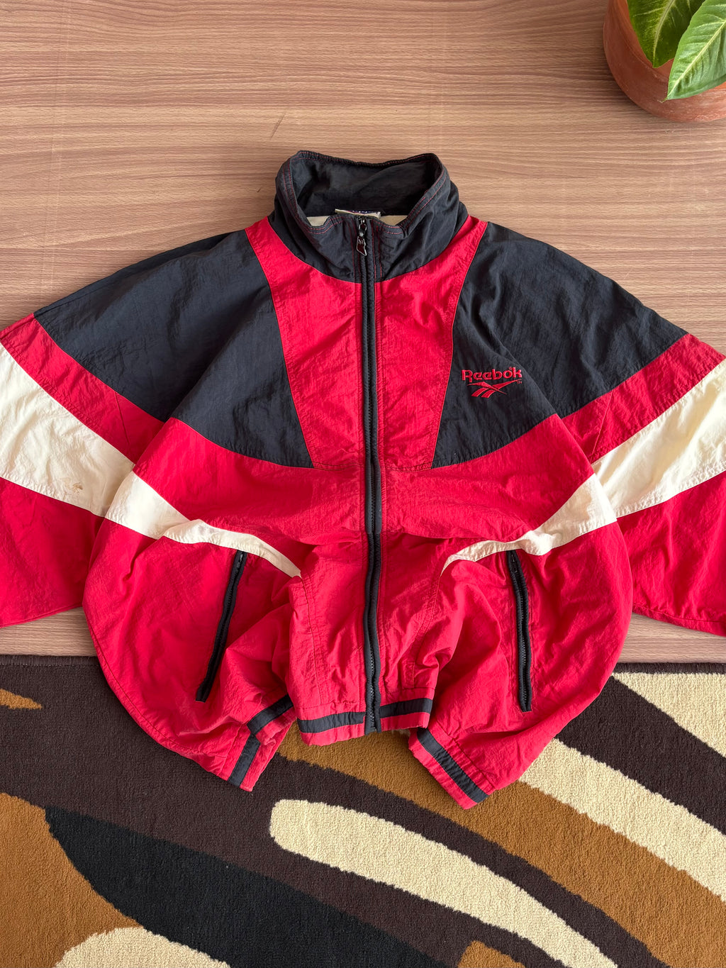 vintage reebok 1993 Vector Track Jacket