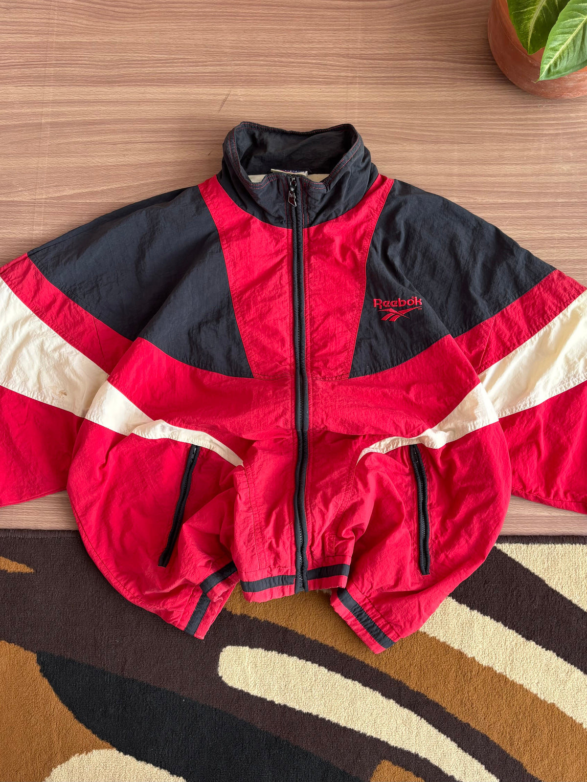 vintage reebok 1993 Vector Track Jacket