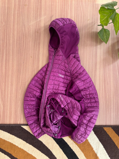 Rab packable down puffer