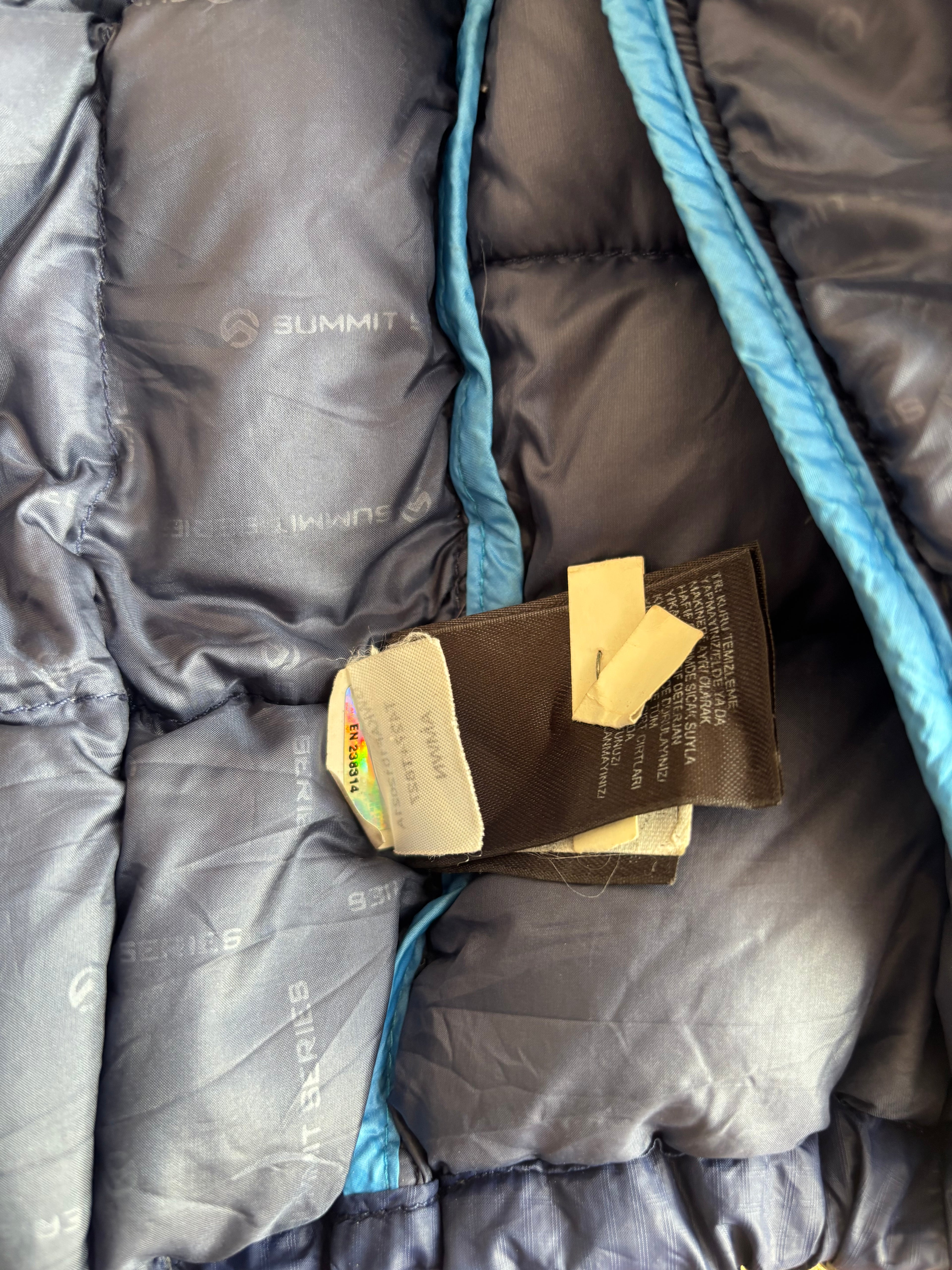 TNF summit series goose down puffer (M-L)