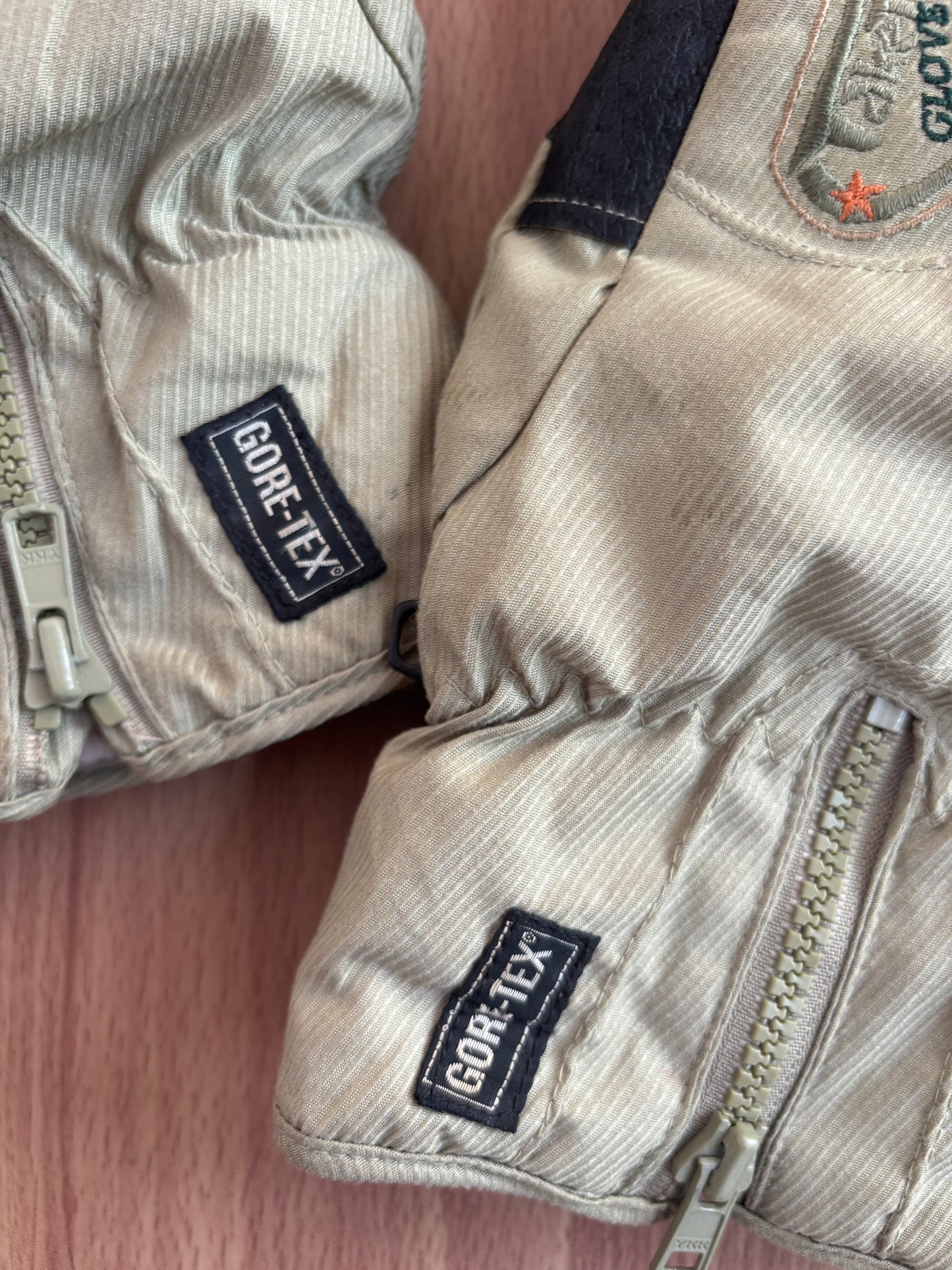 take two goretex gloves