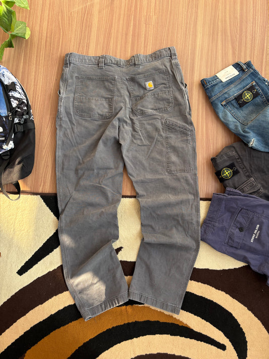 carhartt grey carpenter pants