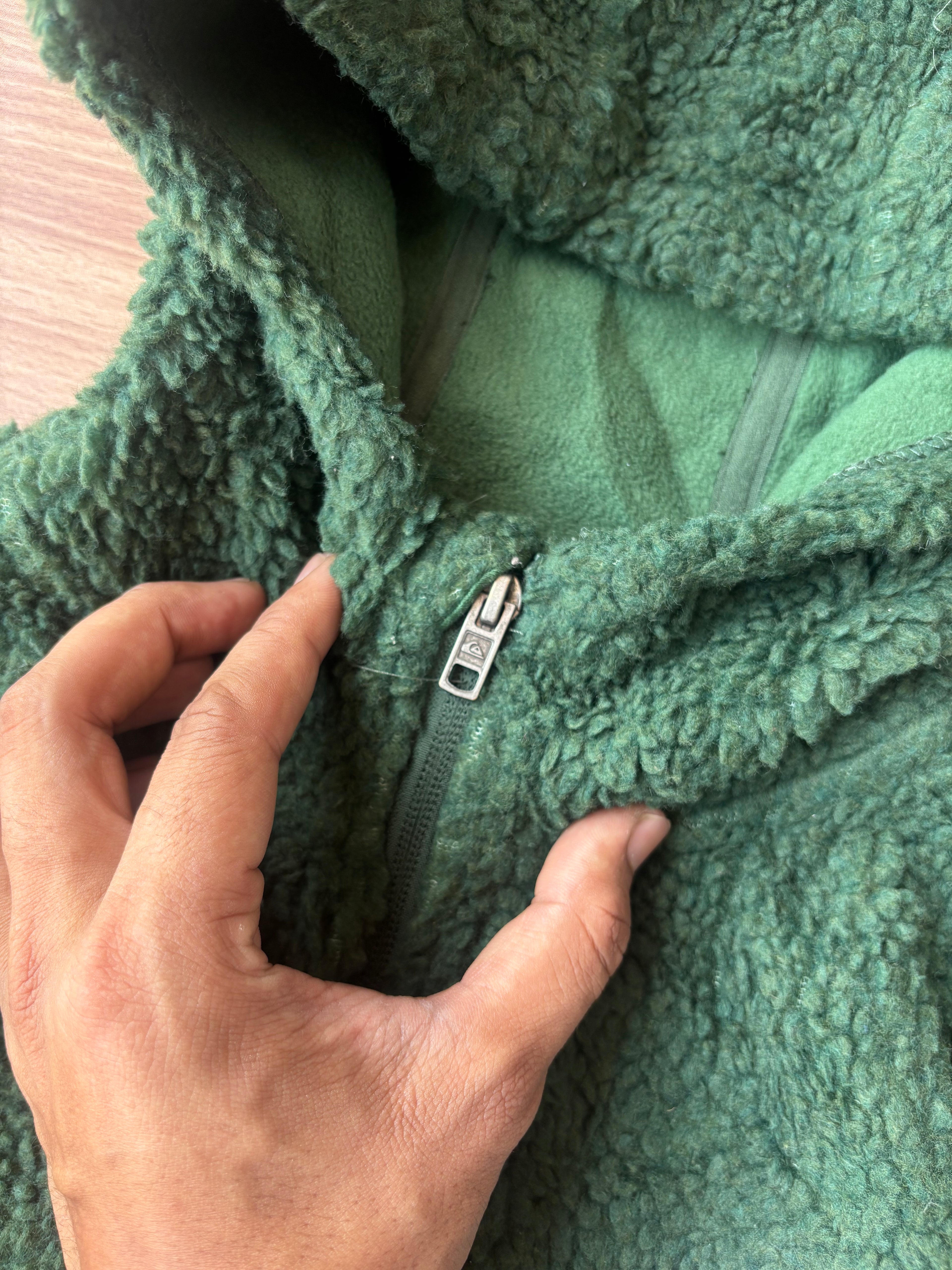 Quiksilver sherpa hood midlayer