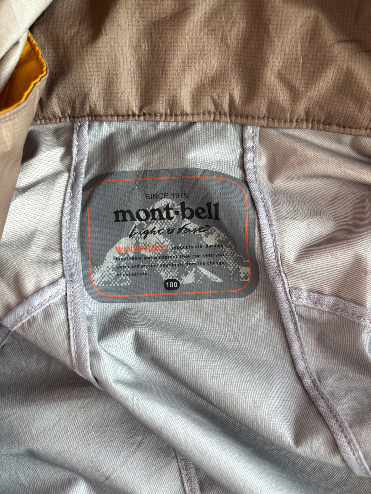 Montbell windstopper shell (M)