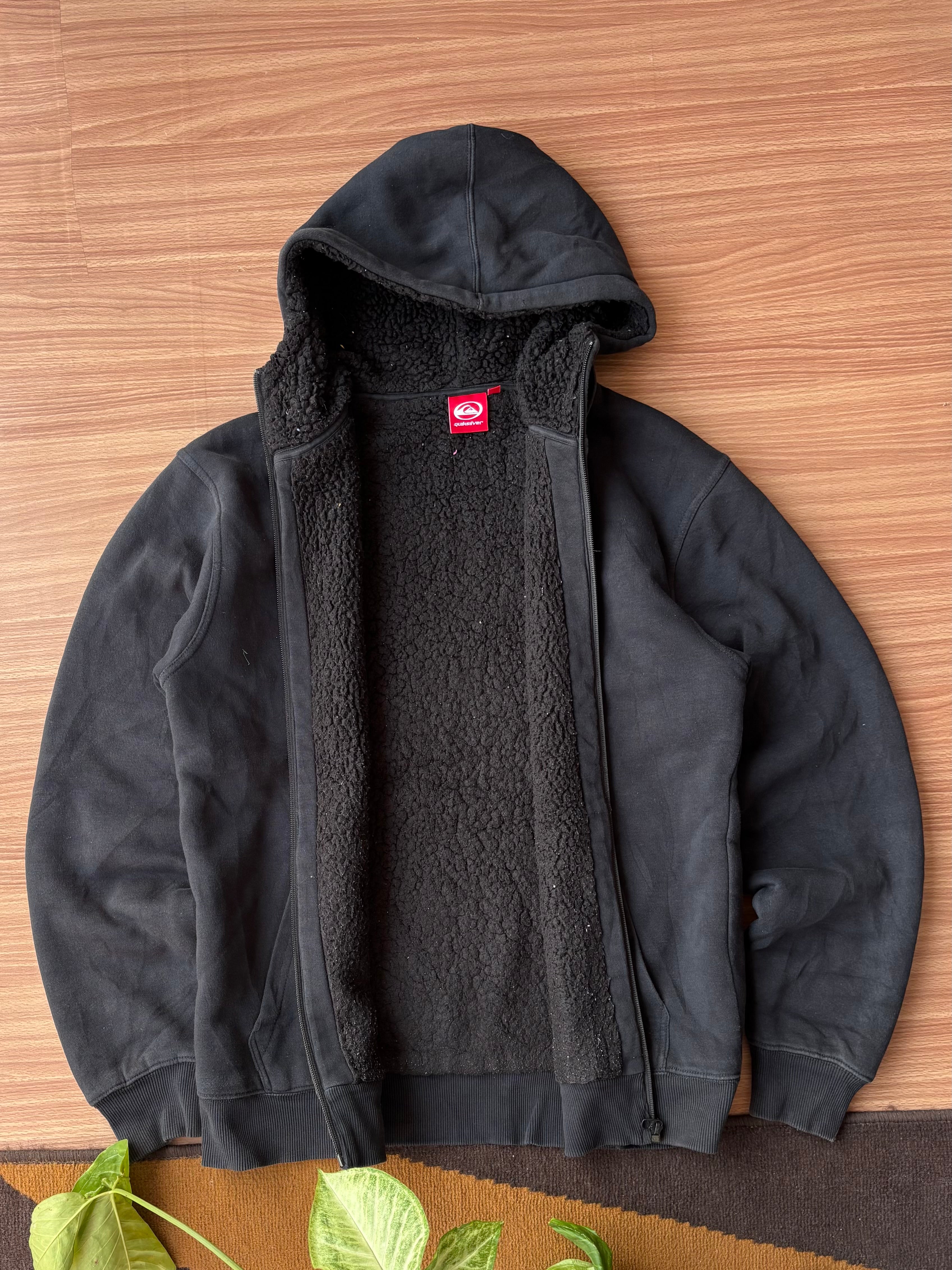Quiksilver heavy fleece lined hood