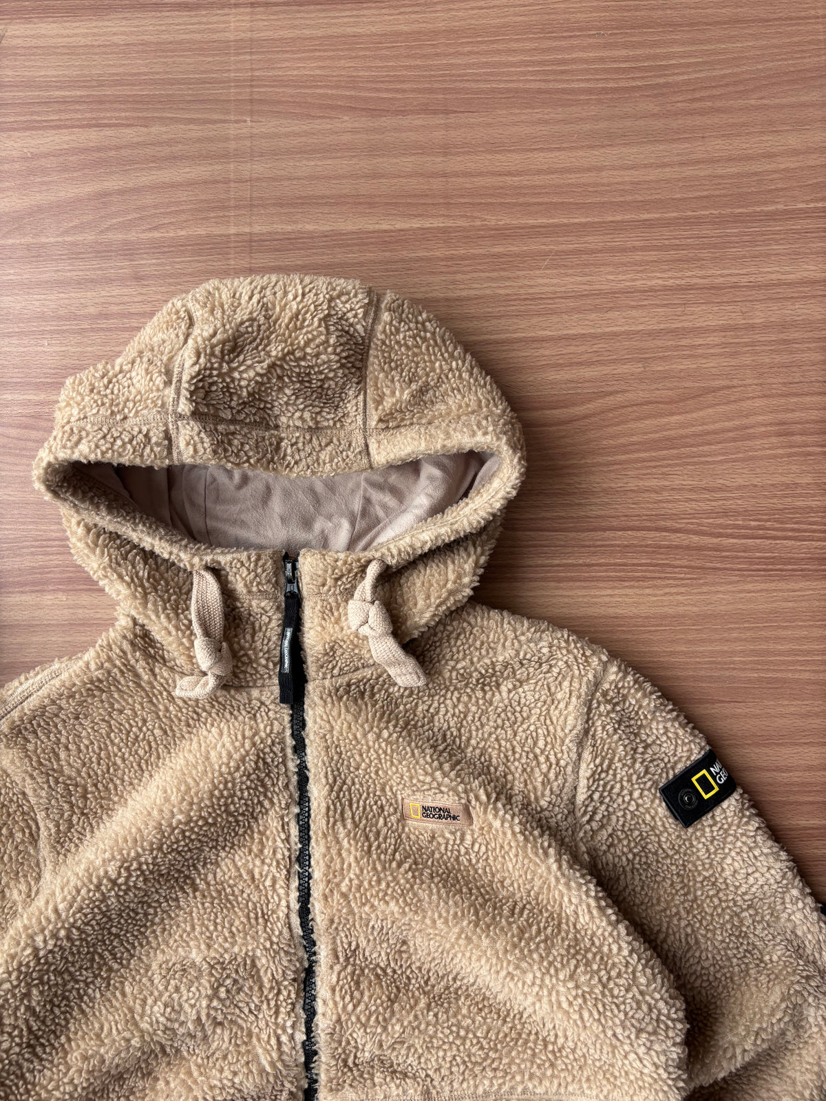 National Geographic Sherpa hooded fleece (S)