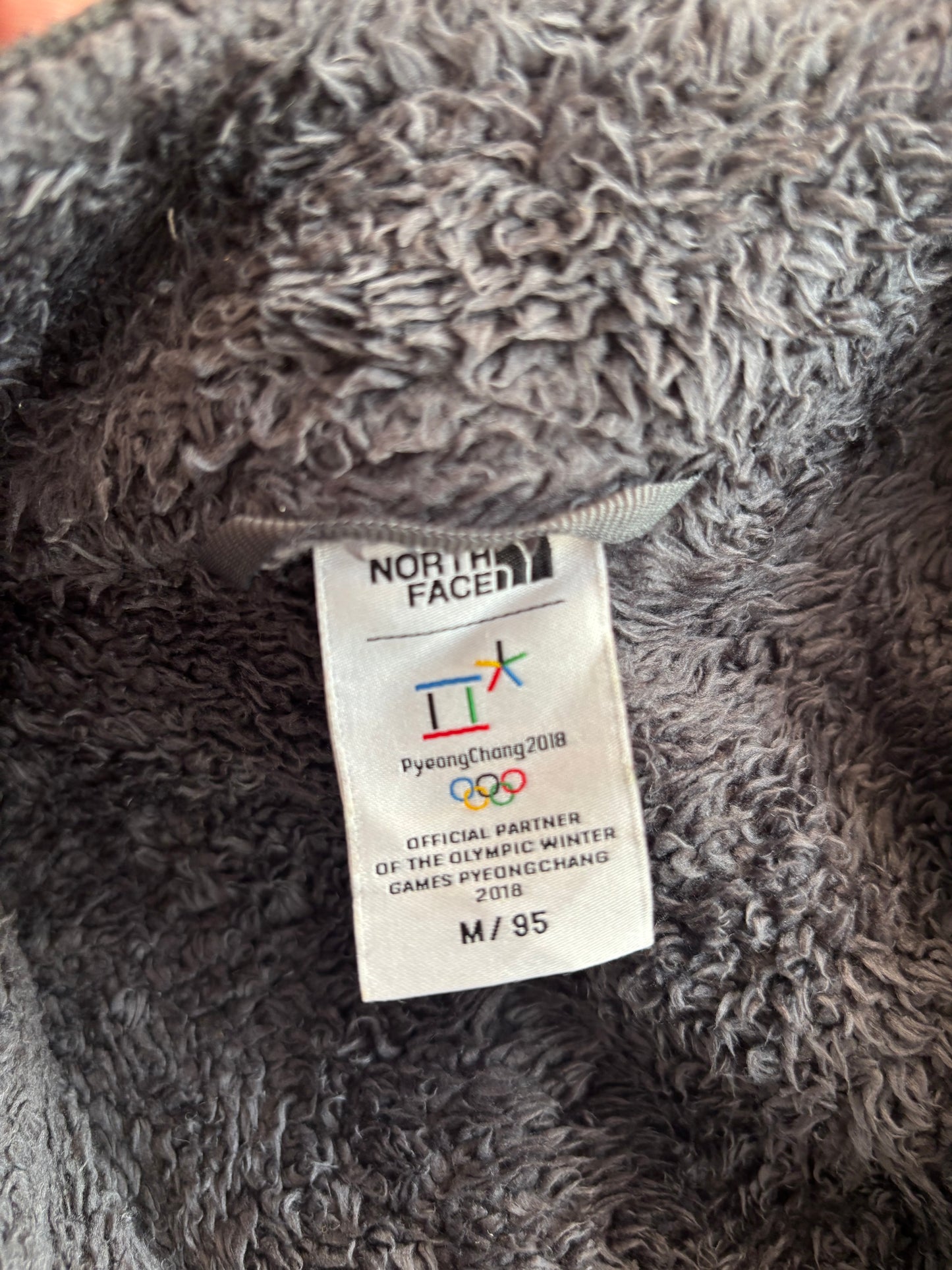 TNF olympics fleece (fur lined)
