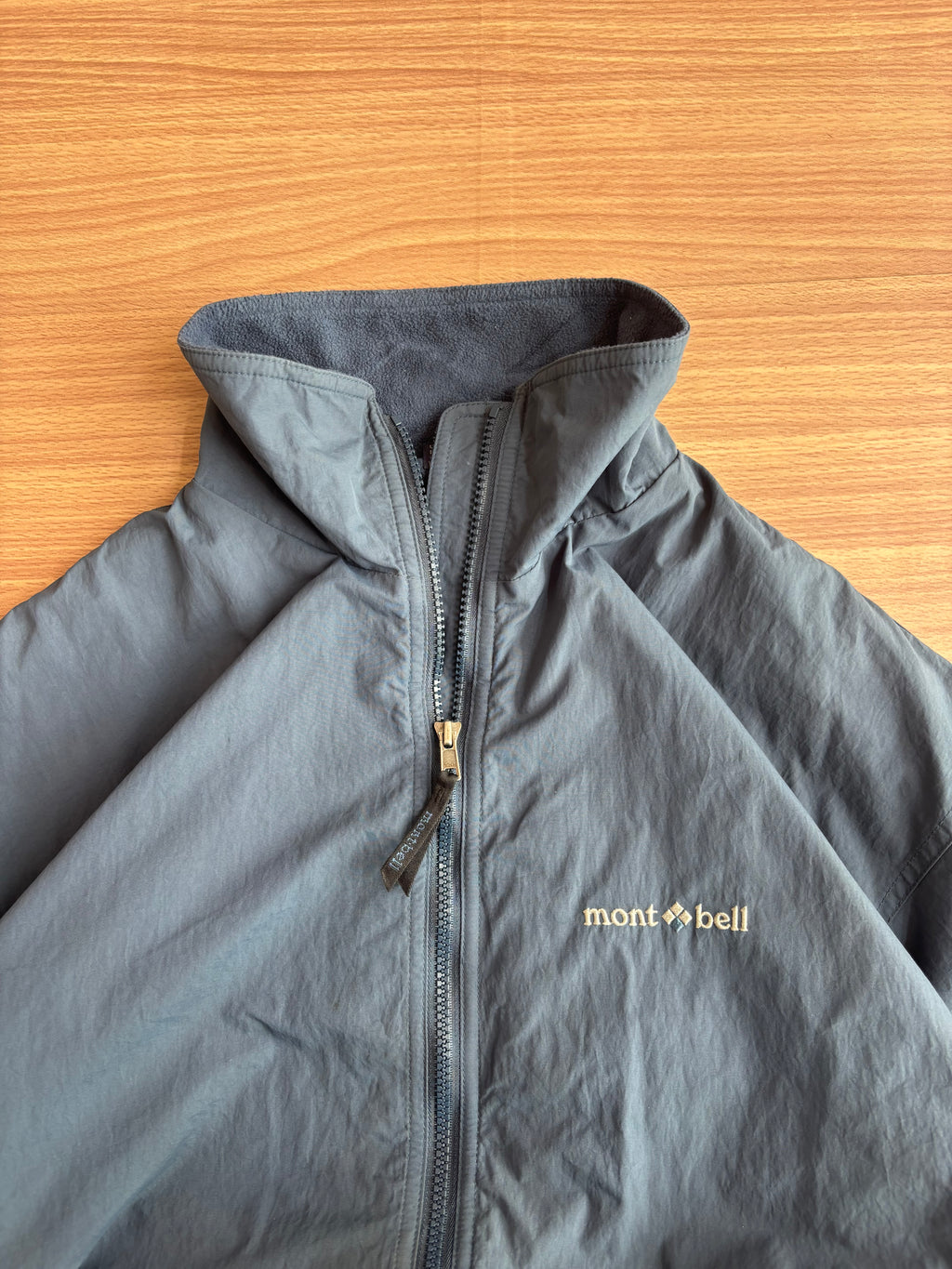 Vintage montbell fleece lined bomber (M-L)