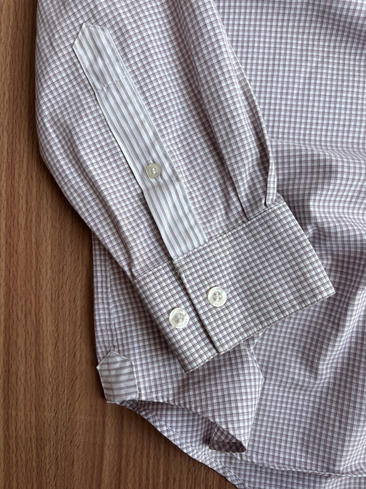 classic Lacoste striped shirt (L)