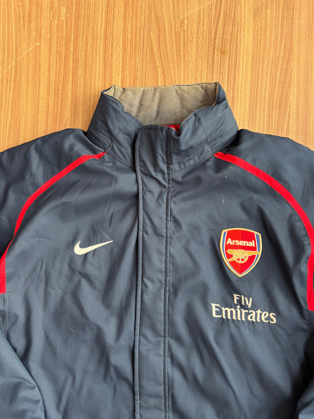vtg Nike arsenal long coat