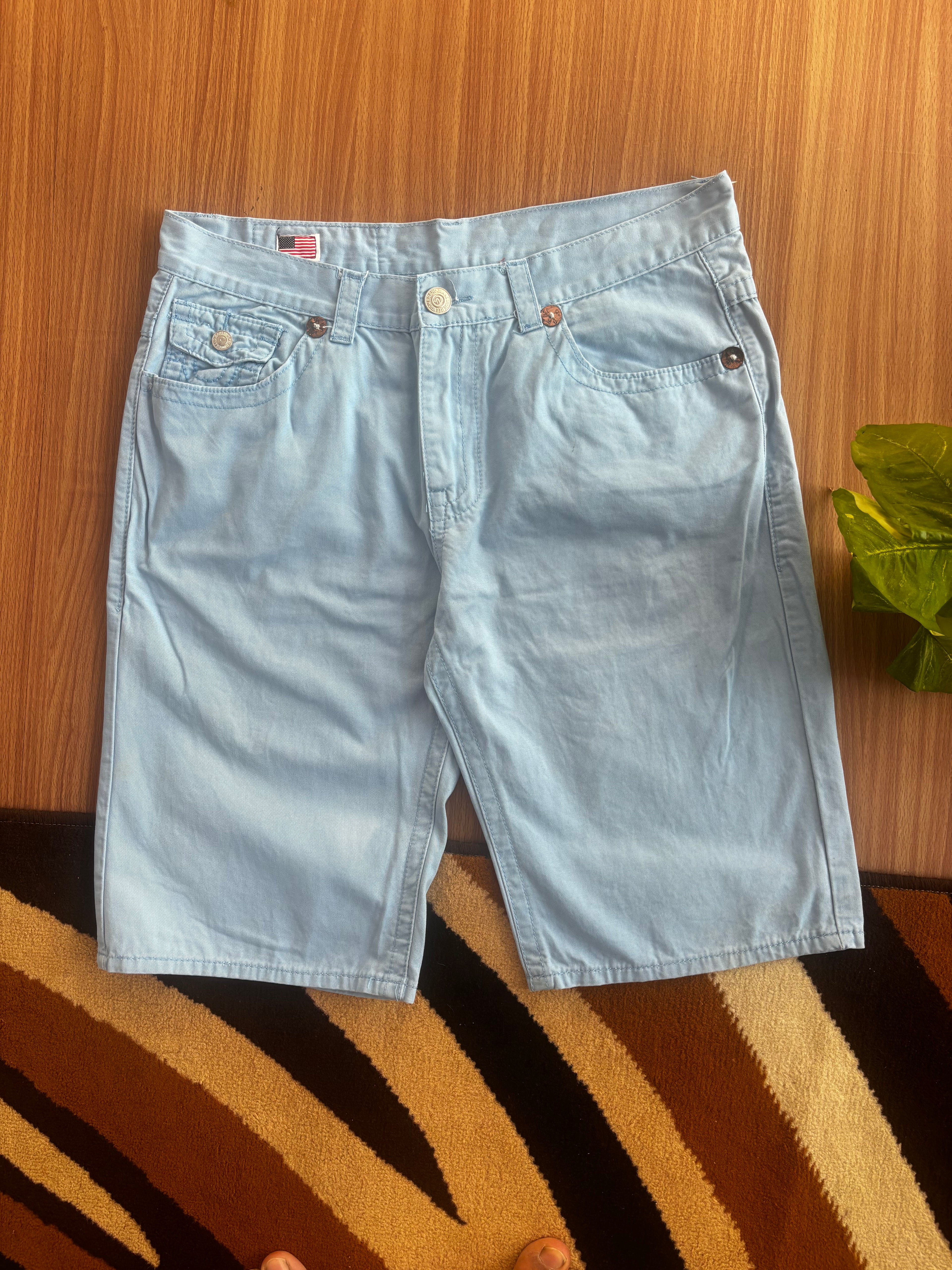 True Relegion denim shorts (M-L)