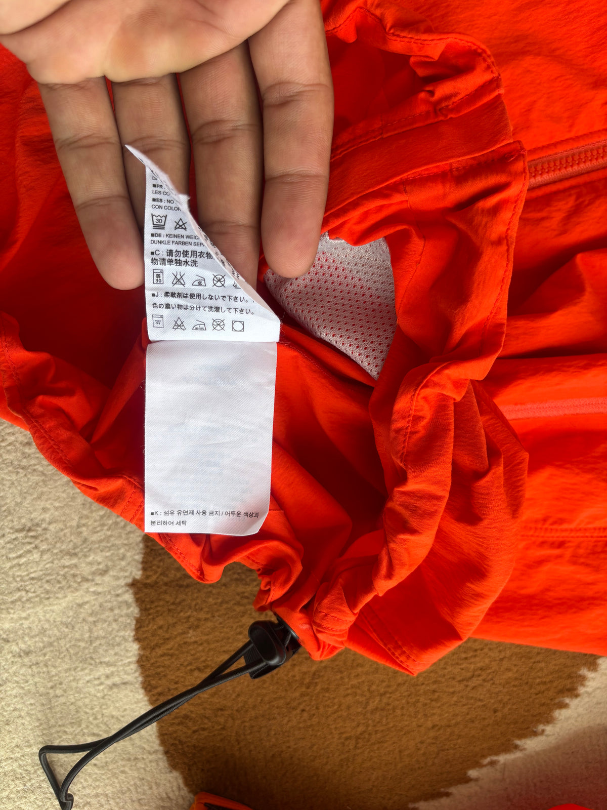 Arcteryx squeamish magma shell (M)