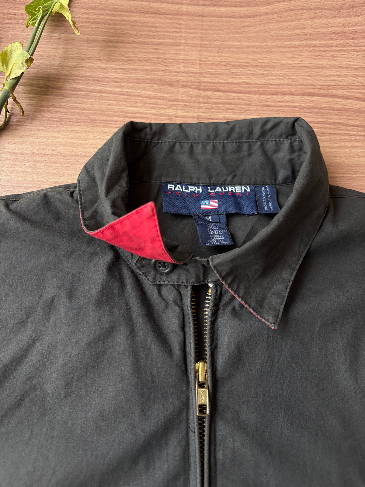 Polo Sport Cotton Harrington Jacket (Charcoal, M)