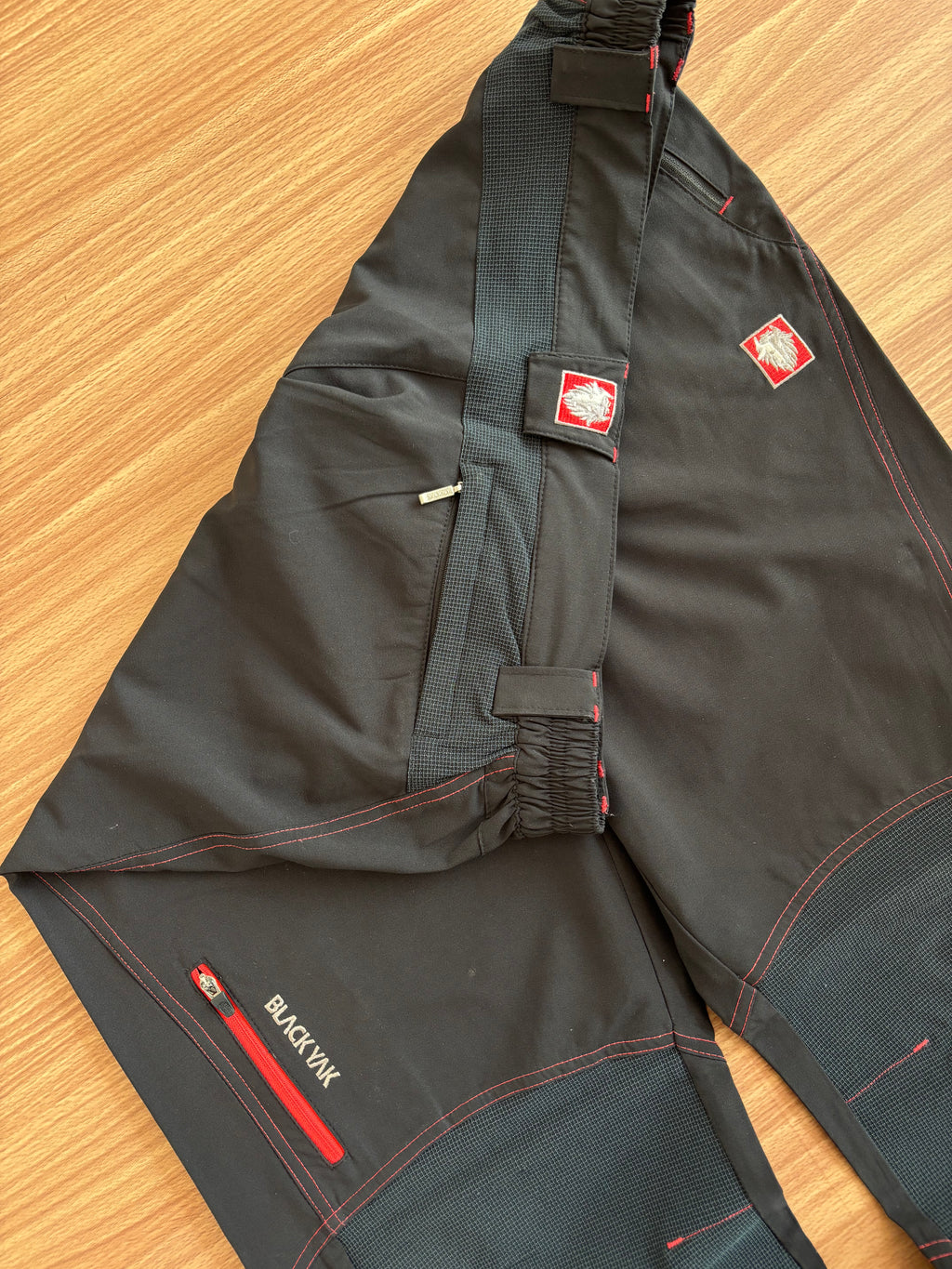 BlackYak loose fit hiking shell pants