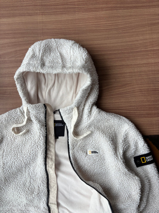National Geographic fleece hoodie (M-L)