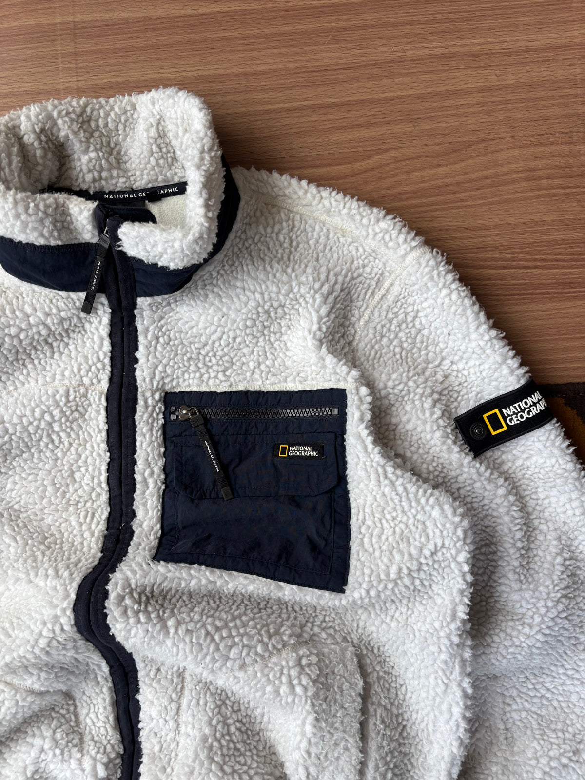 Nat Geo heavy pile fleece (L)