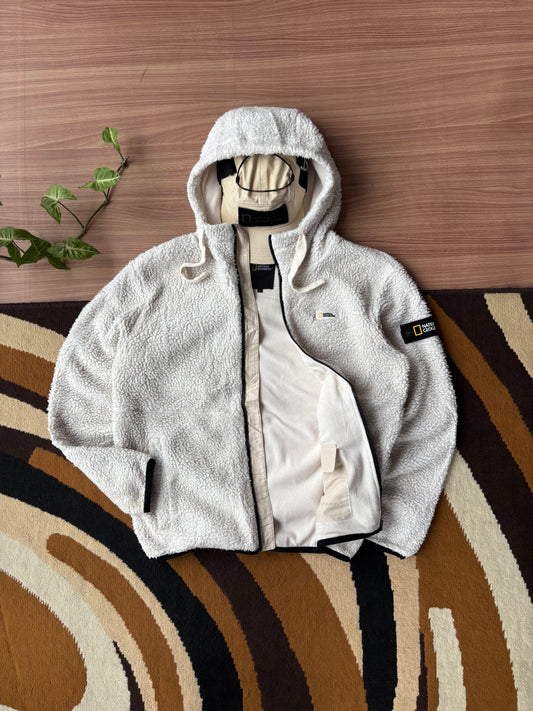 National Geographic fleece hoodie (M-L)