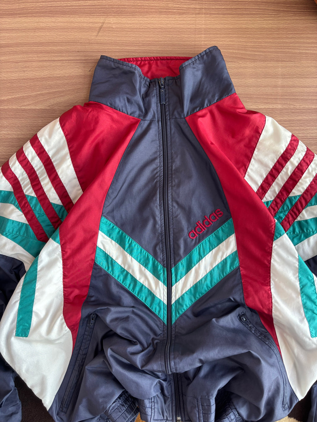 Vintage 1992 Adidas Geometric Colorblock jacket