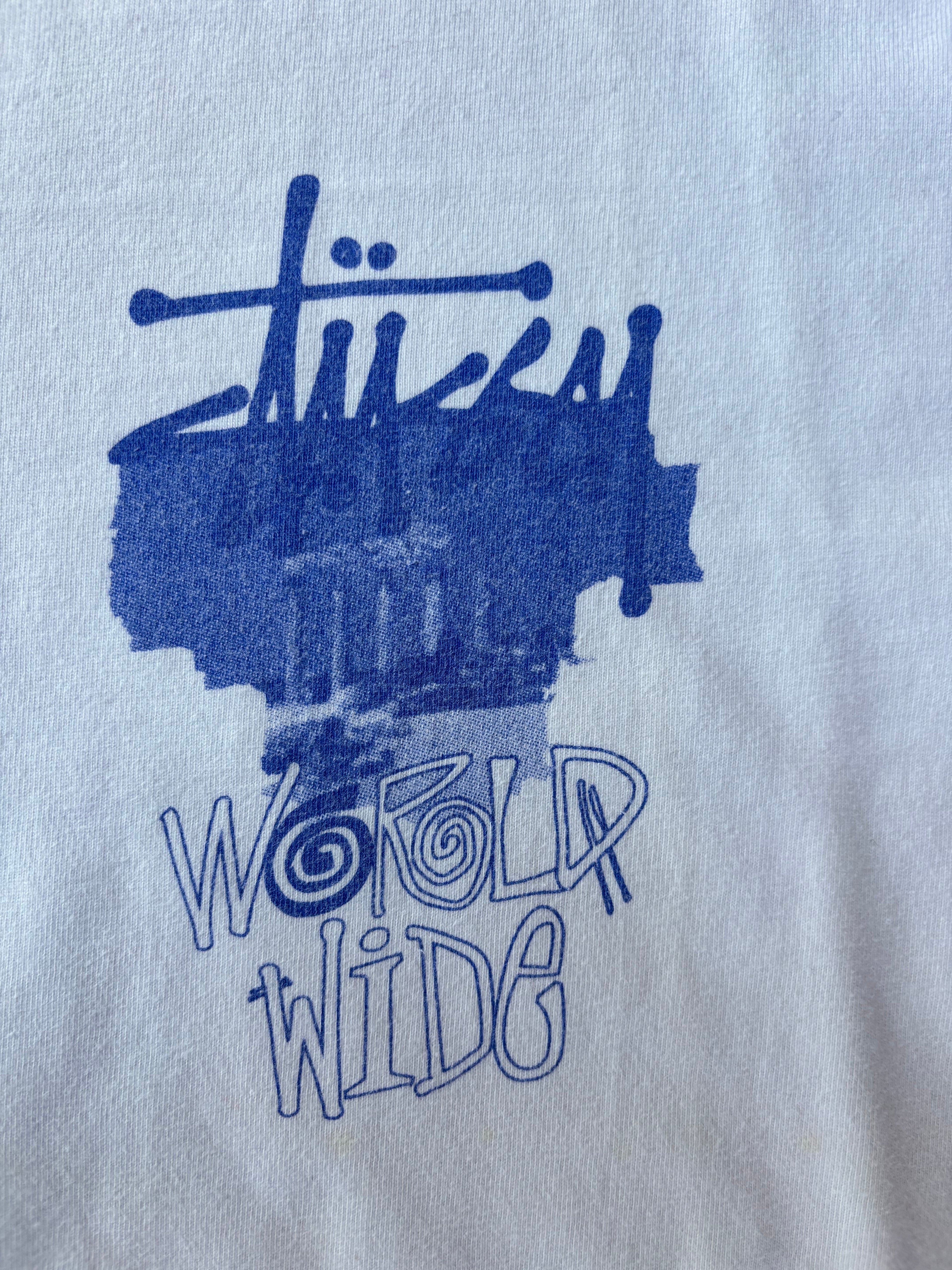 Stussy world wide thick tee