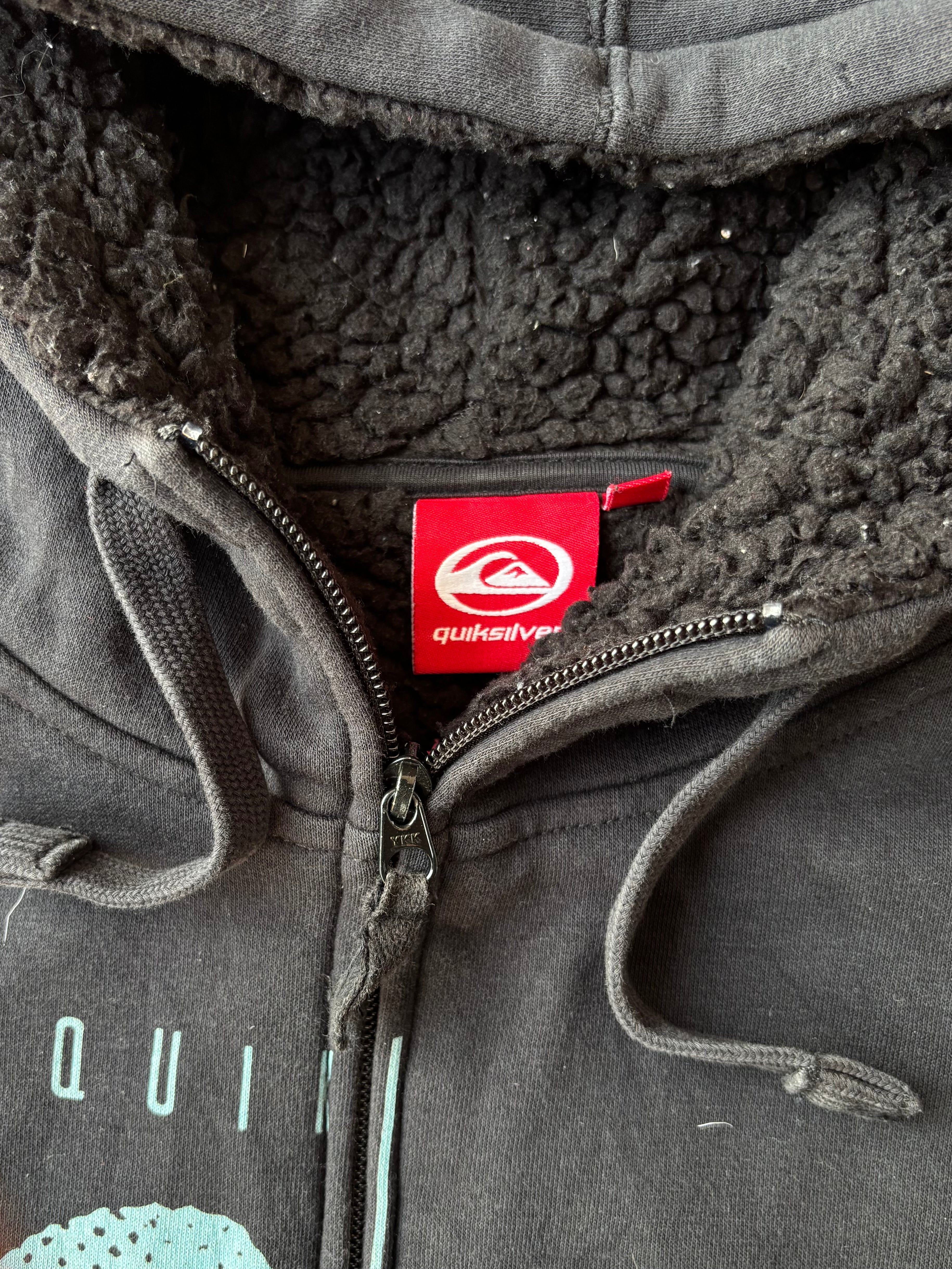 Quiksilver heavy fleece lined hood