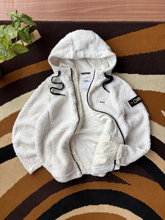 National Geographic sherpa fleece hoodie (S)