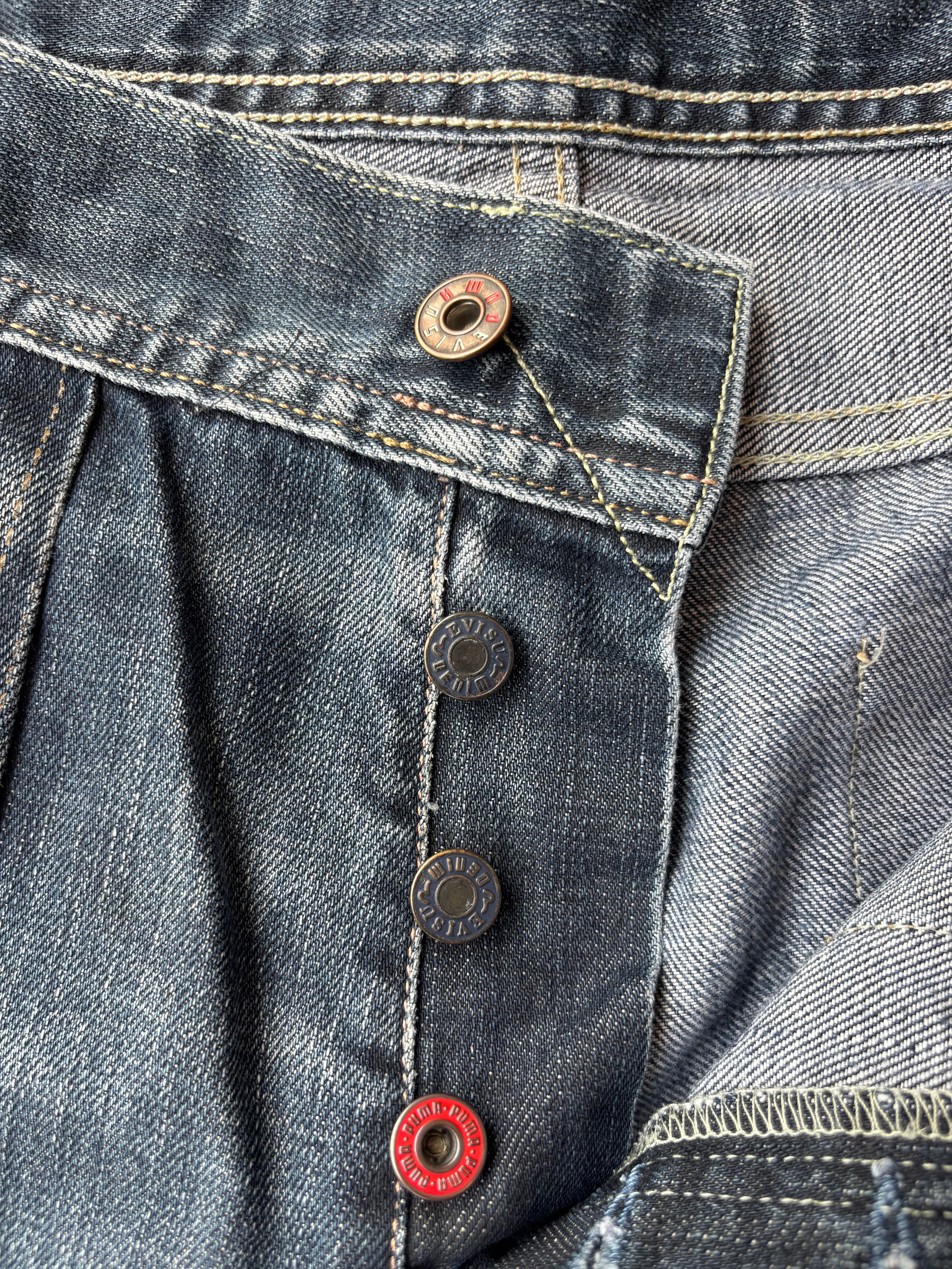 Evisu x Puma selvedge denim