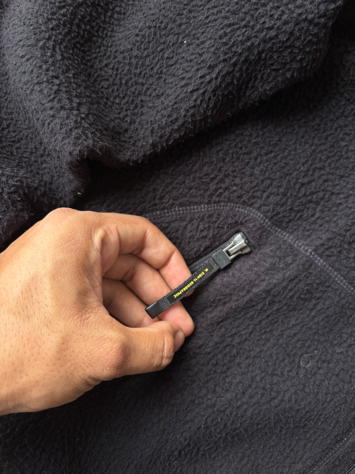 Nat Geo heavy pile fleece (M)