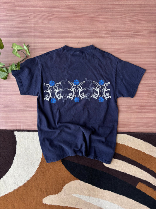 Vintage NoFear dragons & flowers tee