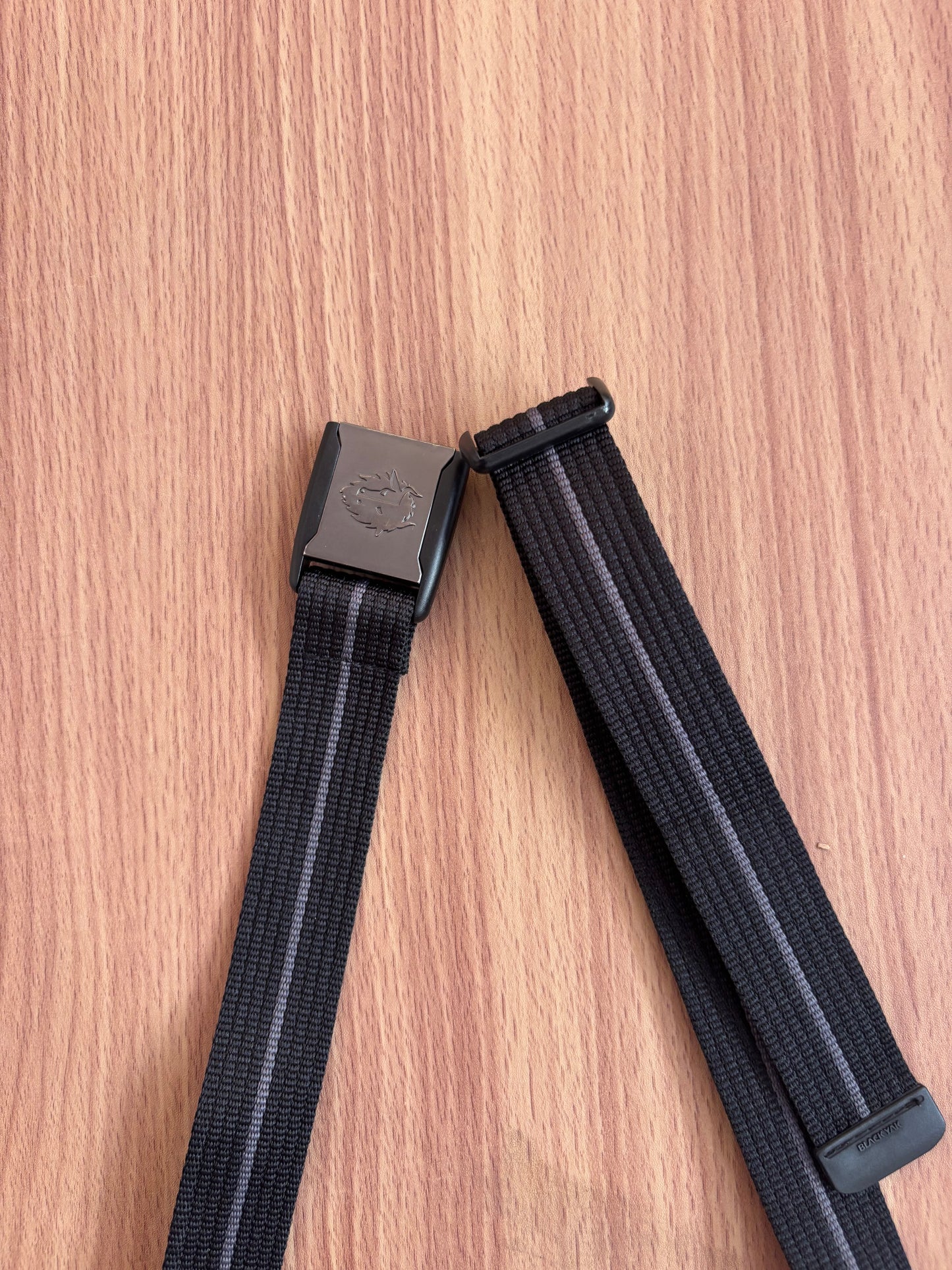 Black yak metal buckle outdoor belt