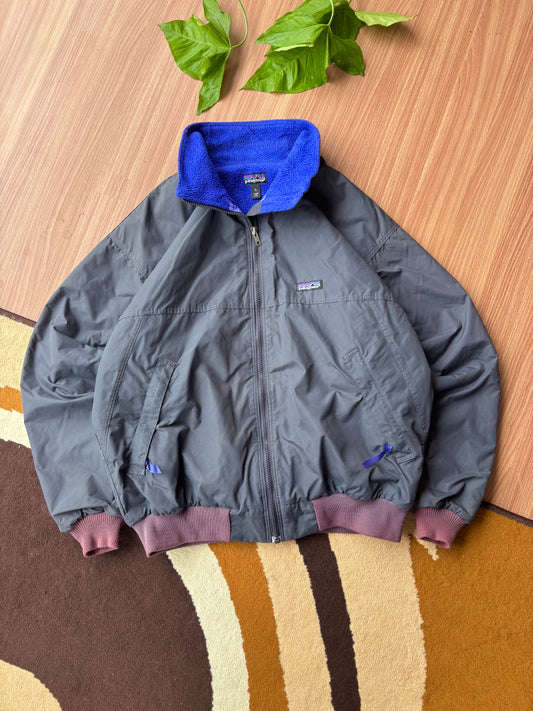 1980’s mde in usa Patagonia bomber synchillia fleece lined jacket